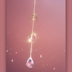 Écho de Lumière – Double goutte de cristal